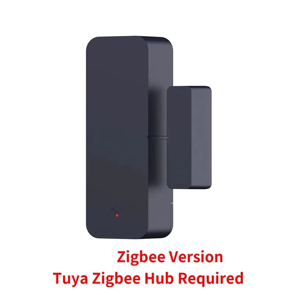 Tuya Zigbee Wifi Door Sensor Window Entry Sensor Security Burglar Magnetic Sensor Alarm Smart Life Work with Alexa Google Home